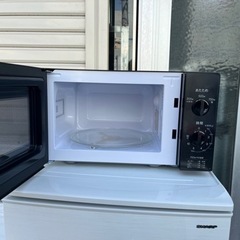 ☆美品☆家電3点セット SHARP(冷蔵庫 洗濯機)Haier 電子レンジ 動作