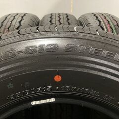 新車外し BS RD-613 STEEL 195/80R15 107/105L LT 15インチ 夏タイヤ 4