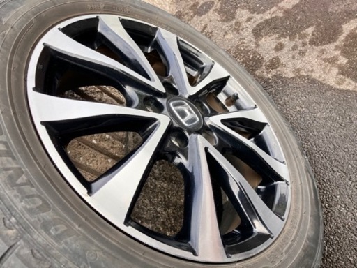 17インチ　アルミホイール4本セット　タイヤ溝2ミリ