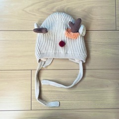 【未使用】ベビー用帽子　トナカイ