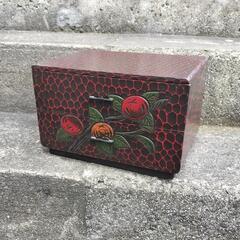鎌倉彫　木彫り　小引き出し　小物入れ　収納