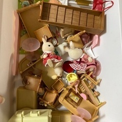 【値下げ】シルバニアファミリー　はじめてのシルバニアファミリーセット&ケーキ屋さん の画像