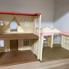 【値下げ】シルバニアファミリー　はじめてのシルバニアファミリーセット&ケーキ屋さん の画像