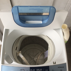 △ HITACHI 日立 全自動電気洗濯機 5.0Kg NW-5MR 2013年製 傷・汚れ・破損有りの画像