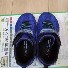 上靴 運動靴 瞬足 17センチの画像