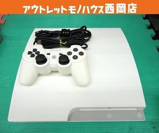 ジャンク品扱い PS3 160GB CECH-3000A ホワイト プレステ3 ソニー プレイステーション3 西岡店