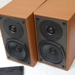 ONKYO スピーカー  ペアセット D-V3 ブラウン系 2way バスレフ型 音出し確認済み オンキョー オーディオ  札幌市 清田区 平岡の画像