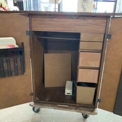 ★来店限定★　ジャノメ　台付きミシン　MODEL802　レトロ　通電確認済み　現状渡しの画像