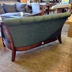 愛品倶楽部柏店】三越家具 2人掛けアームソファ ブルージュ