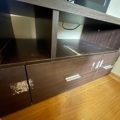 受け渡し決定済み　テレビ台の画像