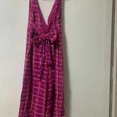 チェックキュロットの画像