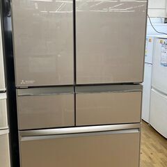 2020年製!!6ドア観音開き冷蔵庫 MR-WX47LF-F1 冷蔵庫 470L