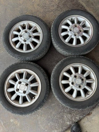 155/65r13 アルトラパン 純正アルミホイール