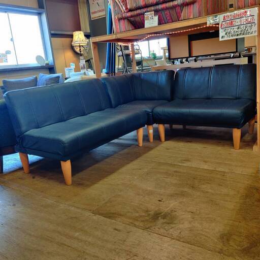 【愛品倶楽部柏店】セパレート リクライニングコーナーソファ3点セット