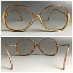 🔷🔶🔷ut16/31 ディオール ビンテージ コンビフレーム サングラス Christian Dior 2112A 43 アンダーリム フレーム メガネ 眼鏡○🔷🔶🔷の画像