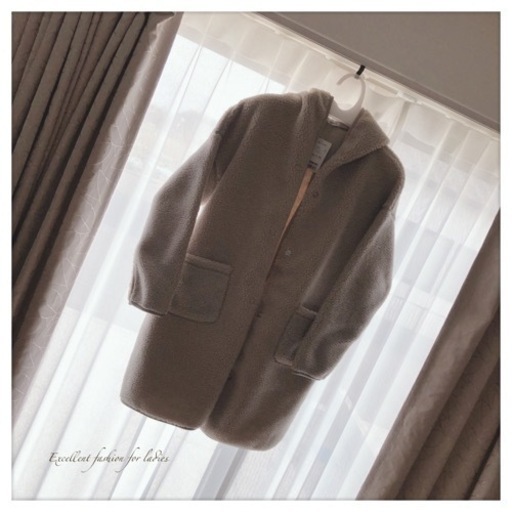 Honeys ボアジャケット コート 新品 フード付き