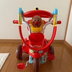 25日まで！　三輪車　アンパンマン　折りたたみ　の画像