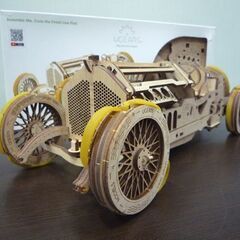 ジャンク品扱い Ugears 木製模型 組立セット U-9 グランプリカー ユーギアーズ 木製 模型 札幌市東区 新道東店の画像