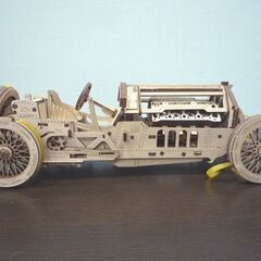 ジャンク品扱い Ugears 木製模型 組立セット U-9 グランプリカー ユーギアーズ 木製 模型 札幌市東区 新道東店の画像