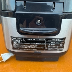 Haierマイコンジャー炊飯器/JJ-XP2M31E/0.54Lの画像