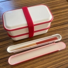おしゃれ　2段弁当　ホーロー　琺瑯風の画像