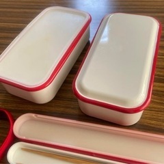おしゃれ　2段弁当　ホーロー　琺瑯風の画像