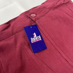 ジャスミjasmi ミディタイトスカート　シルク　 絹100% SILK 膝丈の画像