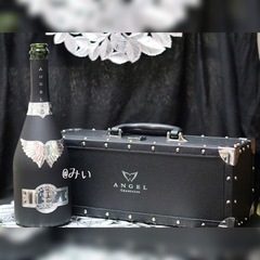 【シャンパン空ボトル】エンジェルブラック✽ANGEL CHAMPAGNEの画像