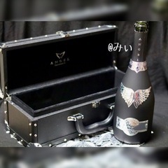 【シャンパン空ボトル】エンジェルブラック✽ANGEL CHAMPAGNEの画像