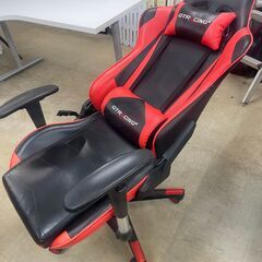 リサイクルショップどりーむ荒田店 No9900 GTRACING　GTレーシング　ゲーミングチェア　リクライニング　高さ調節　定価約２万　美品♪の画像