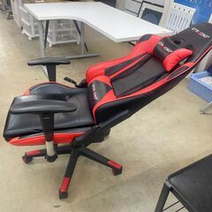 リサイクルショップどりーむ荒田店 No9900 GTRACING　GTレーシング　ゲーミングチェア　リクライニング　高さ調節　定価約２万　美品♪の画像