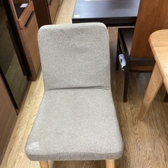 KB-27【新入荷　リサイクル品】天板:関家具　バレーナ　ダイニング3点セット　ナチュラル×グレーの画像