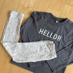 size120カットソー＆レギンス
