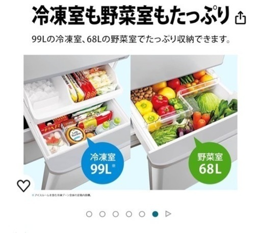 Sharp両サイド開き3ドア冷蔵庫