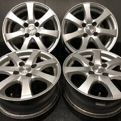 DUNLOP PRD 社外ホイール 14インチ 4本 5.5J4HPCD100+38 ヴィッツ パッソ等　(VHO551) 