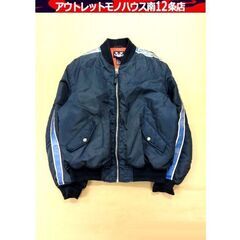 VERSO USA MA-1 ネイビー Lサイズ フライトジャケ...