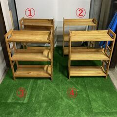 木製収納棚　