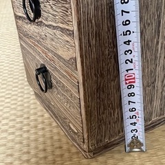 &-1  木製  小物入れ  工芸　木工製品の画像