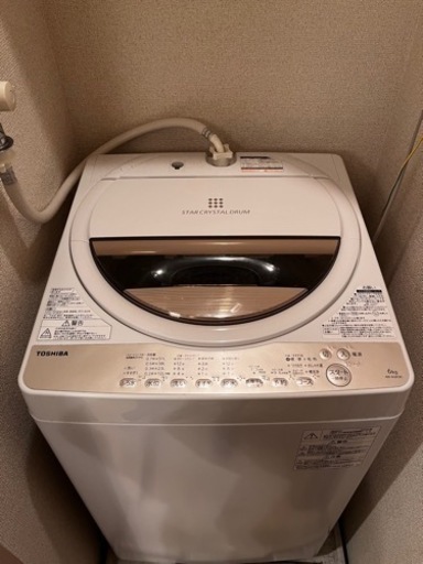 【至急】洗濯機　東芝　AW-6G8（W）