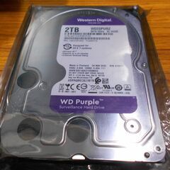 未使用品 Western Digital   WD20PURZ 2TB HDD　 の画像