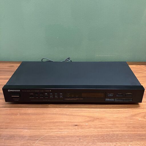 PIONEER FM/AMデジタルシンセサイザーチューナー F-505（ブラック）1987年頃発売