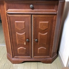 電話台兼収納コンソール