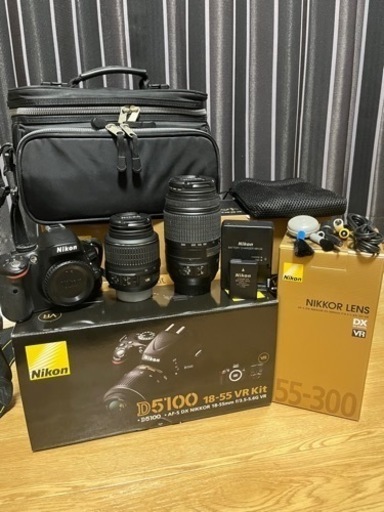 D5100 ダブルズームキット 美品 今週土日値引き詳細は下記にて！