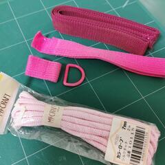 手作りセット❣　生地と綿ロープの画像