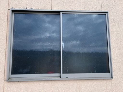 中古　引違い2枚建アルミサッシ　1set 引取限定