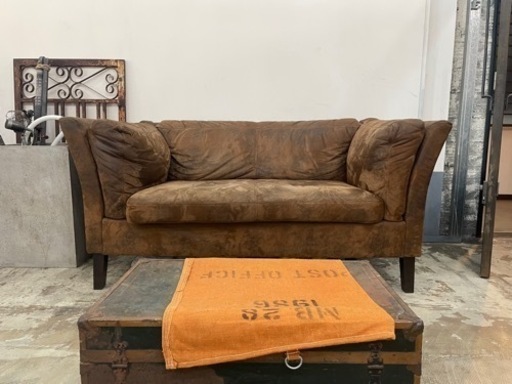 [ 定価189000円 ] 2人掛けソファー　LIVING HOUSE salone 大阪の堀江店で購入!