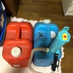 灯油缶 18L 電動給油ポンプの画像