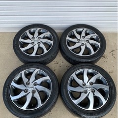 タイヤ　アルミホイール　日産　純正　165/55R14 
