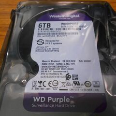 未使用品 Western Digital WD60PURZ 6TB HDDの画像