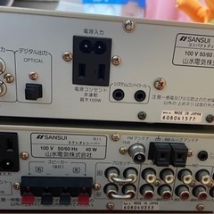 お早めに！　SANSUIステレオレシーバー　R11  CDプレーヤー　C11の画像